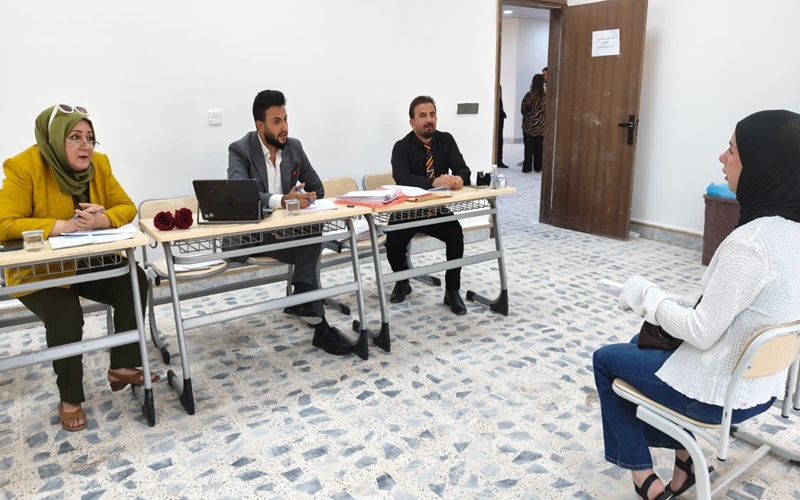 قسم التربية الفنية يختتم مقابلة القبول المباشر للطلبة المتقدمين للقسم